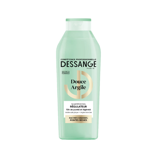 Gentle Clay Regulating Shampoo - Formula Enriched With Salicylic Acid & White Clay - Purifies Roots & Softens Ends - Oily Roots & Dry Ends