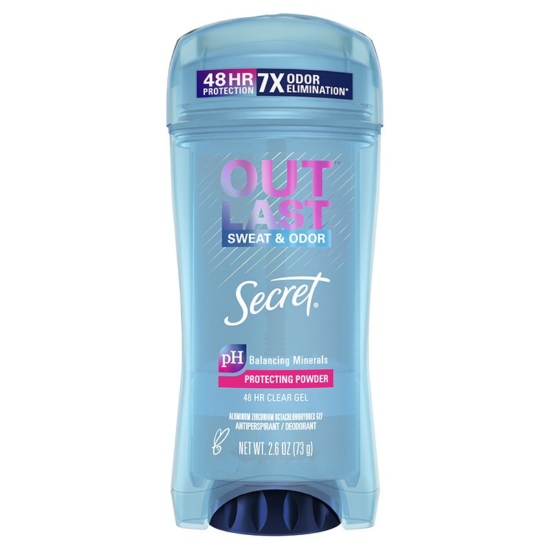 Out Last Sweat & Odor Protecting Powder Clear Gel Antiperspirant Deodorant Stick 48H, 73g - MazenOnline