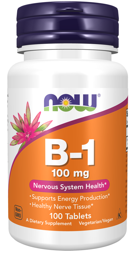 Now - Vitamin B-1 100 mg Tablets | MazenOnline
