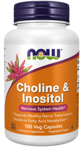 Now - Choline & Inositol Veg Capsules | MazenOnline