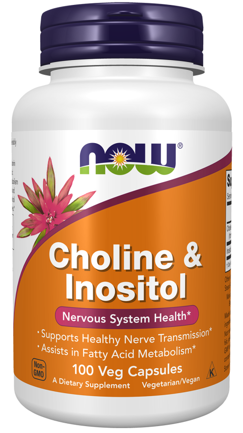 Now - Choline & Inositol Veg Capsules | MazenOnline
