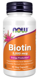 Biotin 5,000 mcg Veg Capsules