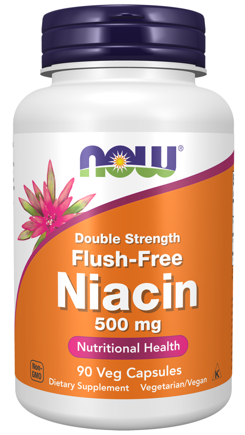 Now - Niacin Flush-Free Double Strength 500 mg | MazenOnline