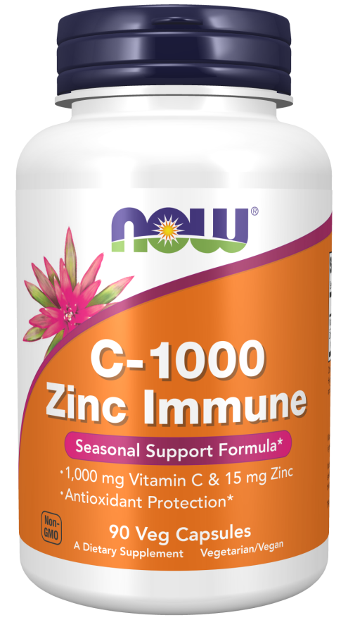 Now - C-1000 Zinc Immune Veg Capsules | MazenOnline