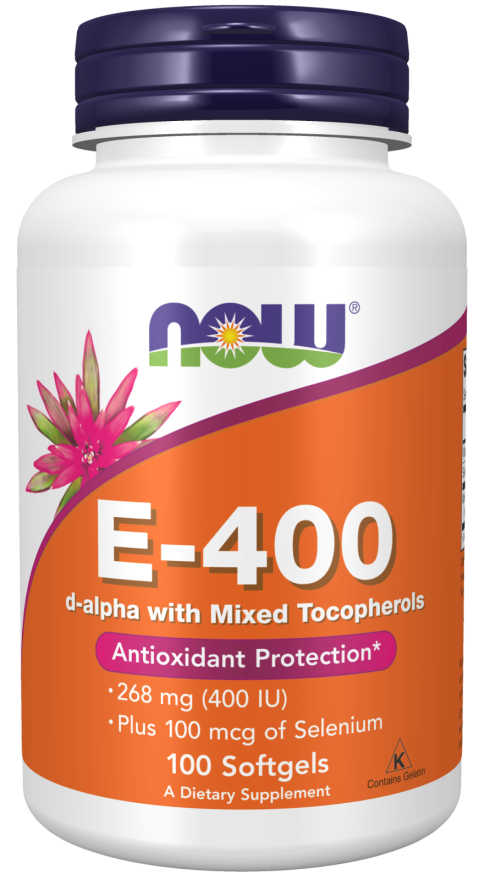 Now - Vitamin E-400 Softgels | MazenOnline