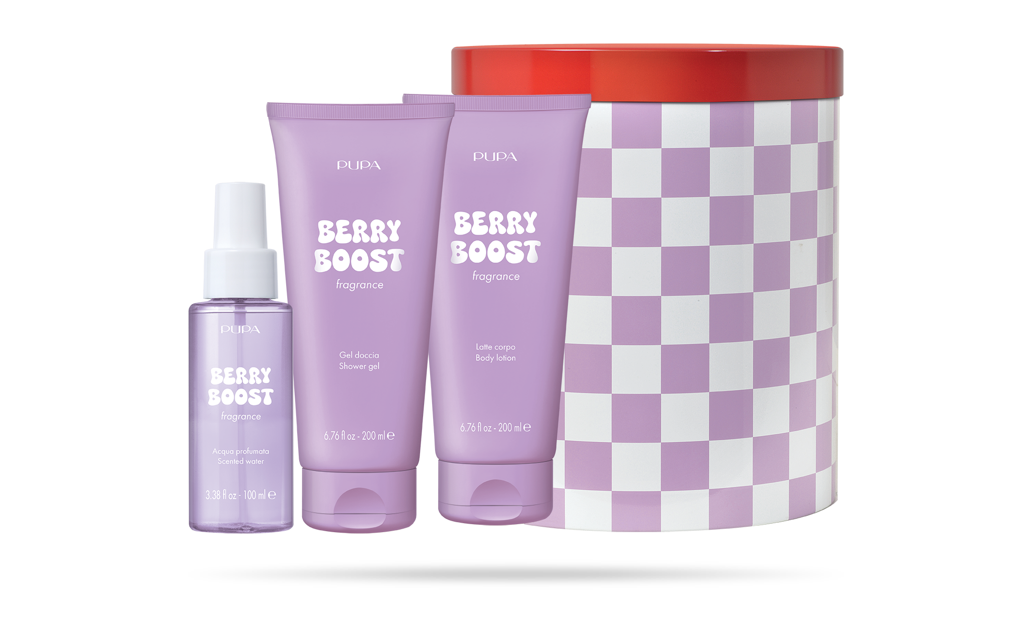 Pupa Milano - Happy Box Kit 4 Shower Gel, Body Milk and Scented Water | MazenOnline