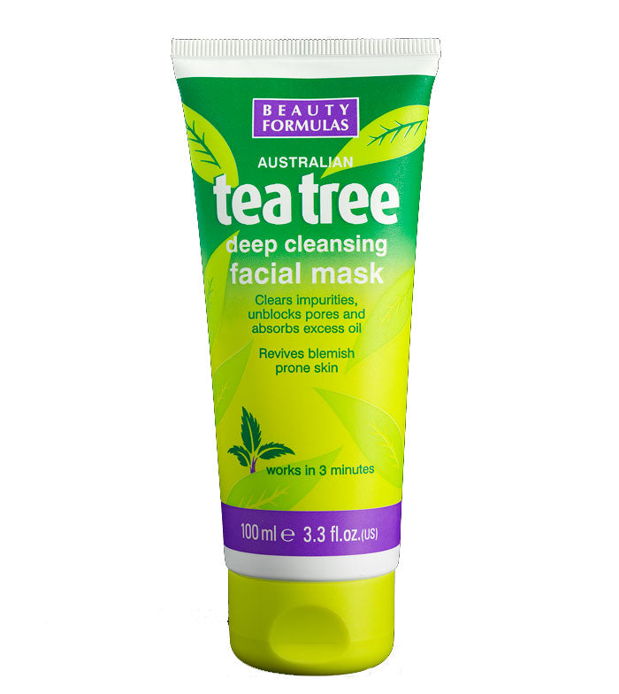 BEAUTY FORMULAS - Tea Tree Cleans Facial Mask | MazenOnline