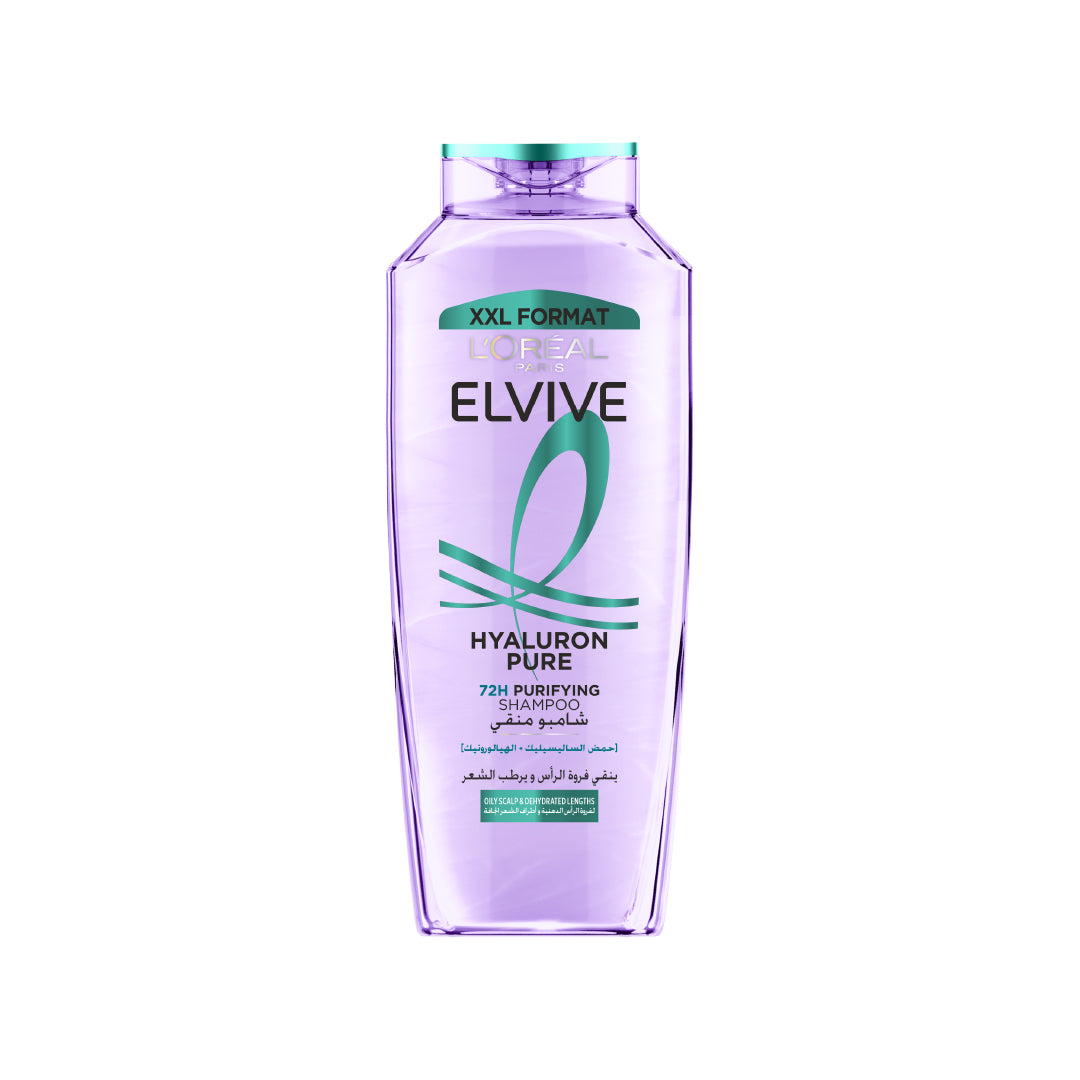 Hyaluron Pure Purifying Shampoo for Oily Roots And Dehydrated Length