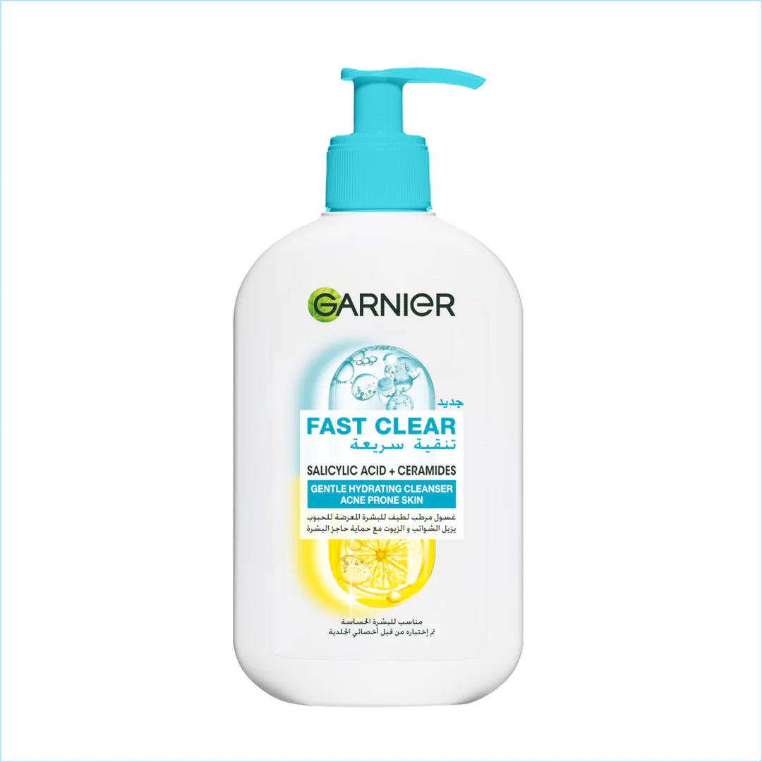 Garnier - Fast Clear Gentle Hydrating Cleanser | MazenOnline