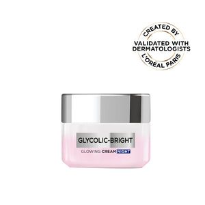 L'Oréal Paris - Glycolic-Bright Glowing Night Cream, for Dark Spots Reduction, Glow Boosting, and Skin Tone Evenness | MazenOnline