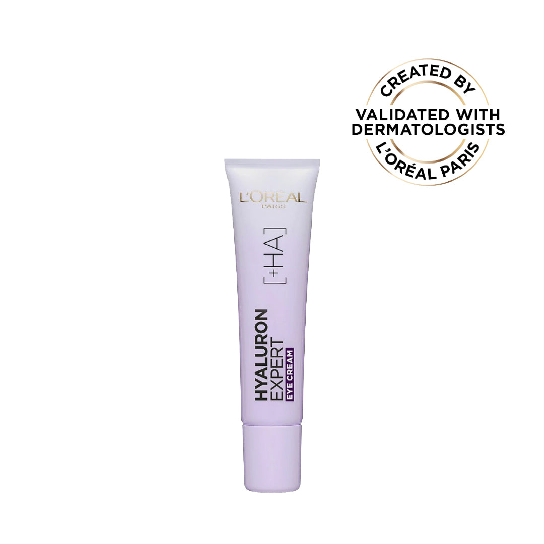 L'Oréal Paris - Hyaluron Expert, Replumping and Moisturizing Eye Cream, against Fine Lines, for Eye-Contour Replumping, with Hyaluronic Acid | MazenOnline Main image
