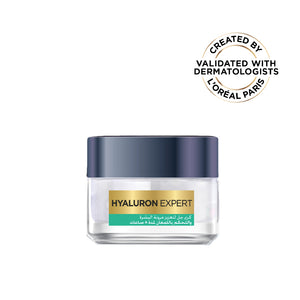 L'Oréal Paris - Hyaluron Expert Oil and Shine Control Replumping Gel Cream, for Combination to Oily Skin, with Hyaluronic Acid and Salicylic Acid | MazenOnline