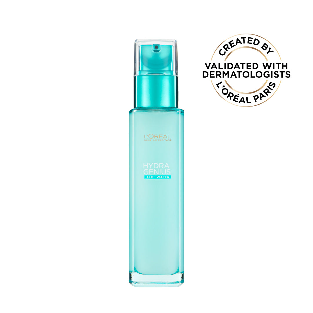 L'Oréal Paris - Hydra Genius, Water-Based Gel Facial Moisturiser, with Aloe Vera, for Dry and Sensitive Skin | MazenOnline Main image