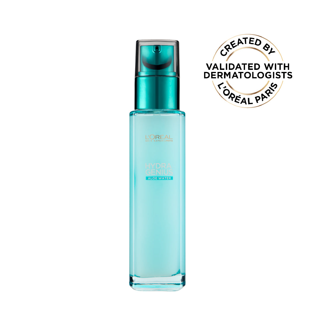 L'Oréal Paris - Hydra Genius, Water-Based Gel Facial Moisturiser, with Aloe Vera, for Normal to Combination Skin | MazenOnline Main image