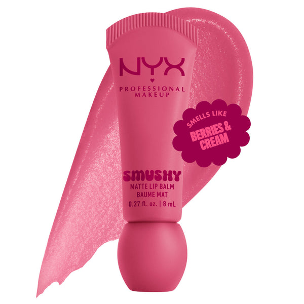 NYX Professional Makeup - Smushy Matte Lip Balm, Soft Diffused Color, Matte Finish | MazenOnline