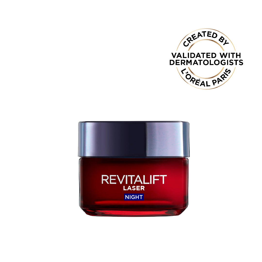 L'Oréal Paris - Revitalift Laser x3 Anti-Aging Moisturizing Night Cream, against Wrinkles and Signs of Aging, with Pro-Retinol | MazenOnline