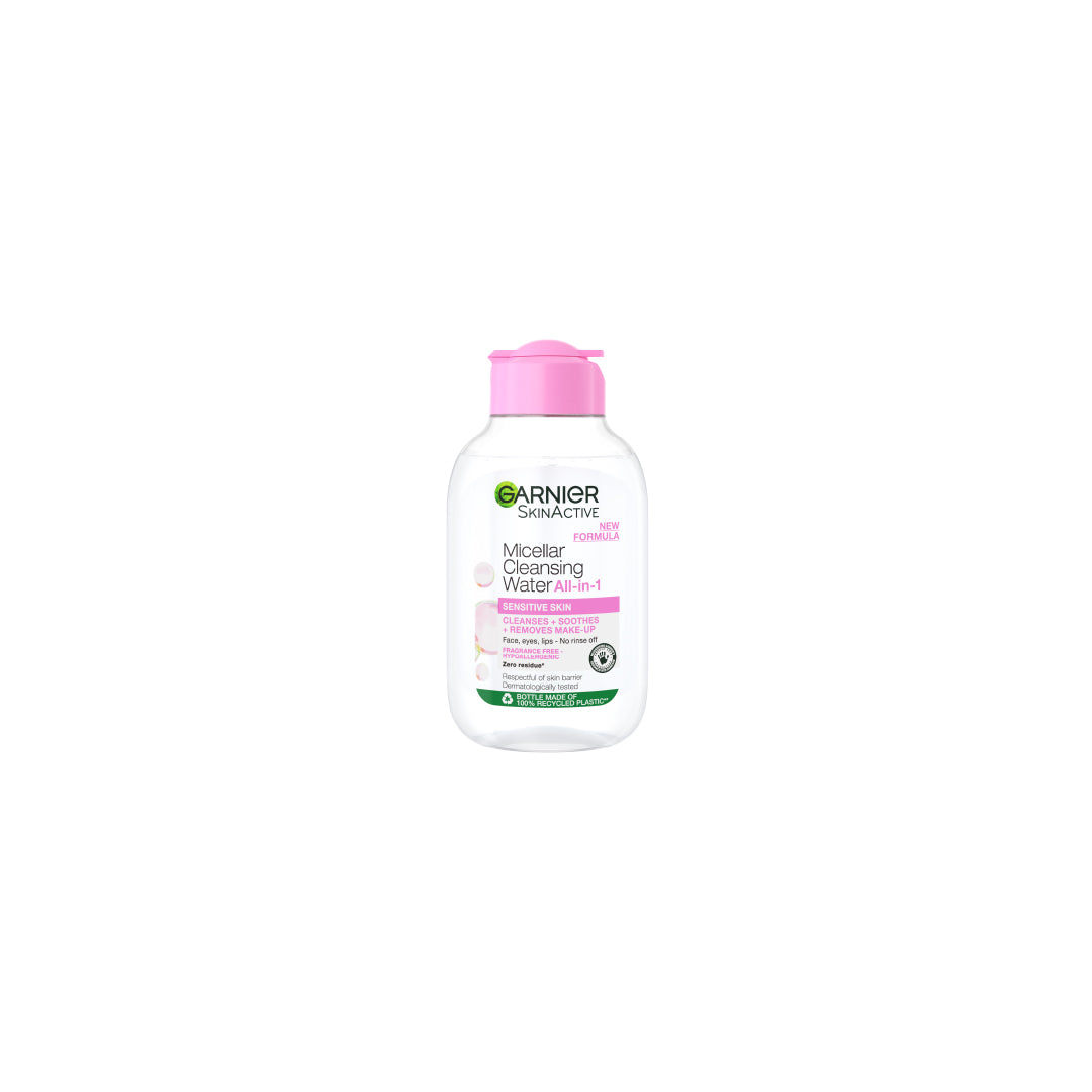 Garnier - Micellar Water Facial Cleanser and Makeup Remover Pink for Sensitive Skin | MazenOnline