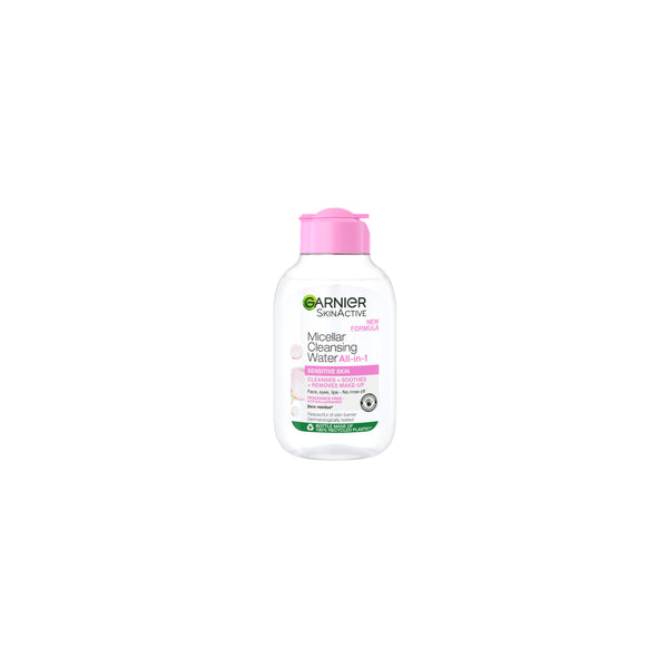 Garnier - Micellar Water Facial Cleanser and Makeup Remover Pink for Sensitive Skin | MazenOnline
