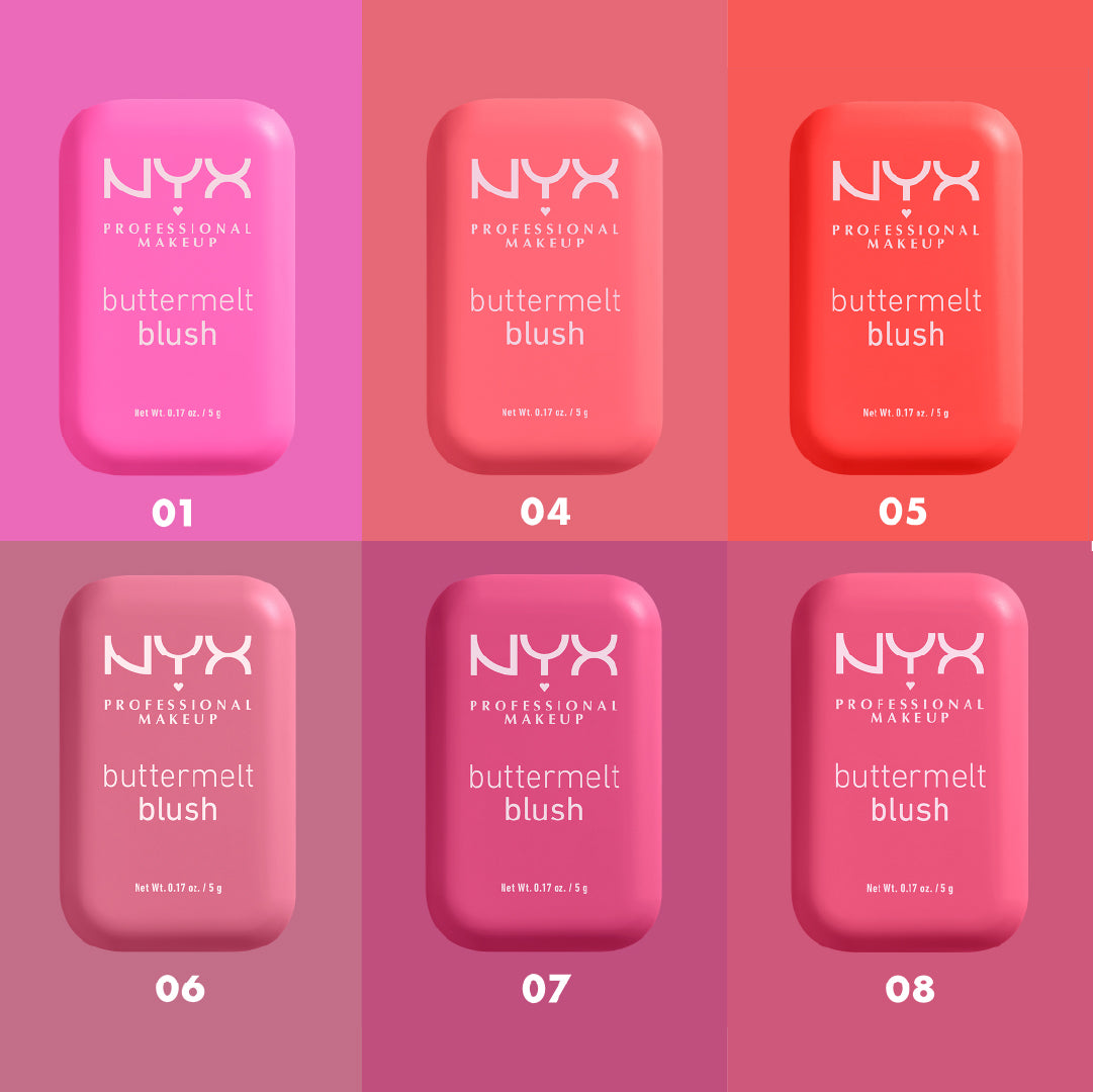 NYX Professional Makeup - Buttermelt Blush, Powder Blush, Up To 12 H Wear, Fade & Transfer Resistant (Copy) | MazenOnline