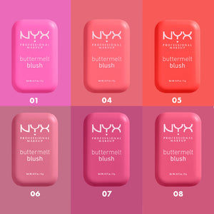 NYX Professional Makeup - Buttermelt Blush, Powder Blush, Up To 12 H Wear, Fade & Transfer Resistant (Copy) | MazenOnline
