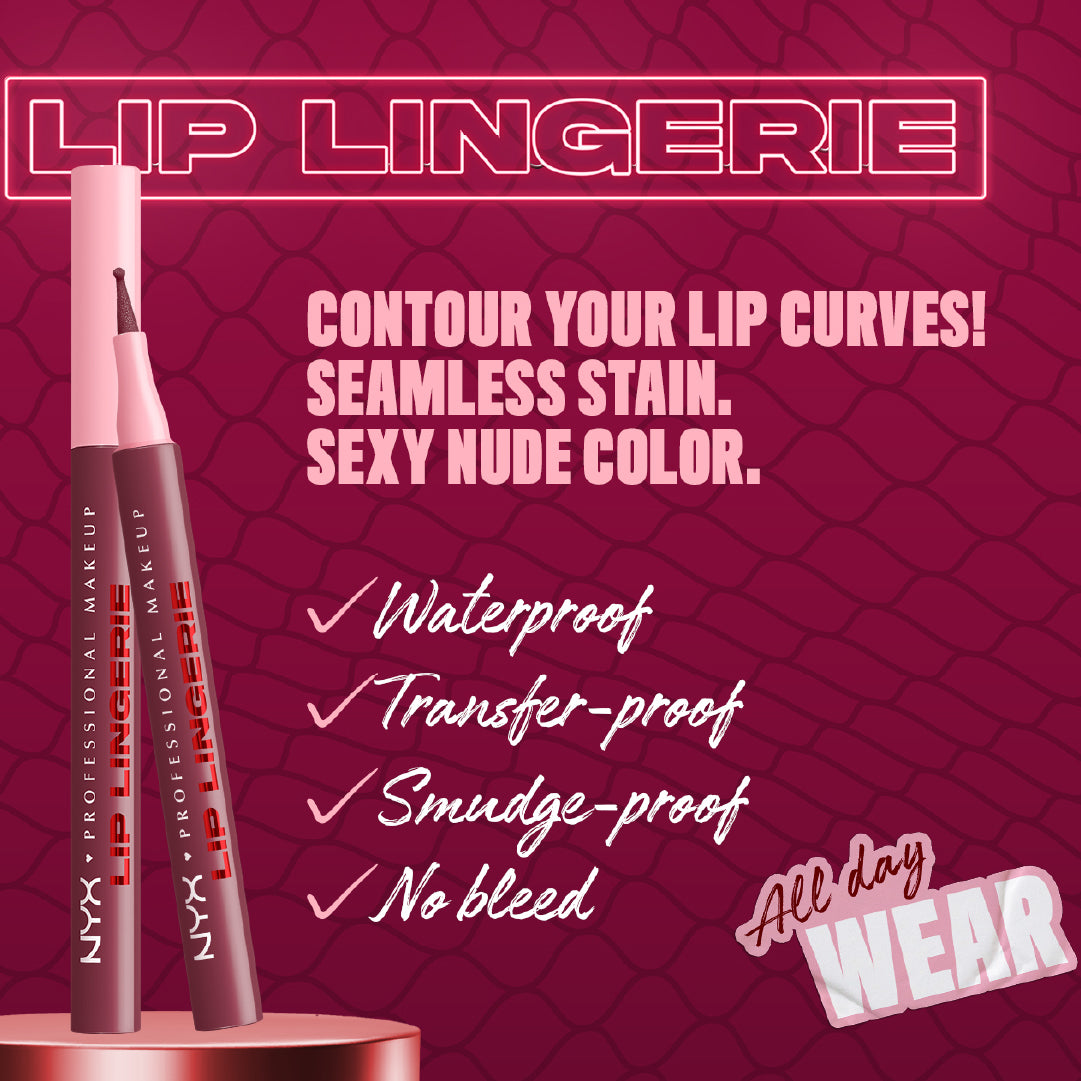 Lip Lingerie Liner Stain, Seamless Make Up with All-Day Stain, Waterproof Lip Stain Finish - MazenOnline