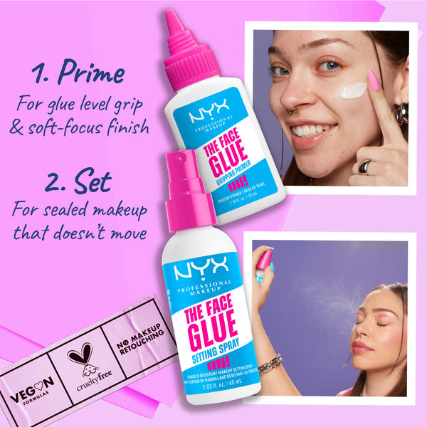 NYX Professional Makeup - The Face Glue Primer, Gripping Primer, Up To 24 Hour Hydration | MazenOnline