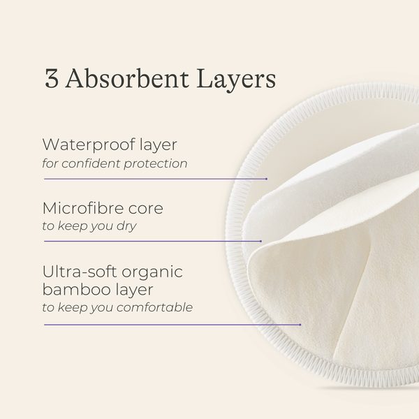 Lansinoh - Washable Nursing Pads Pack 4 | MazenOnline