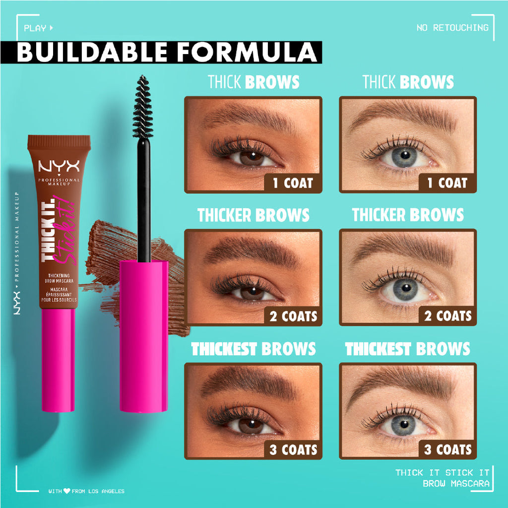NYX Professional Makeup - Thick It Stick It! Brow Gel | MazenOnline
