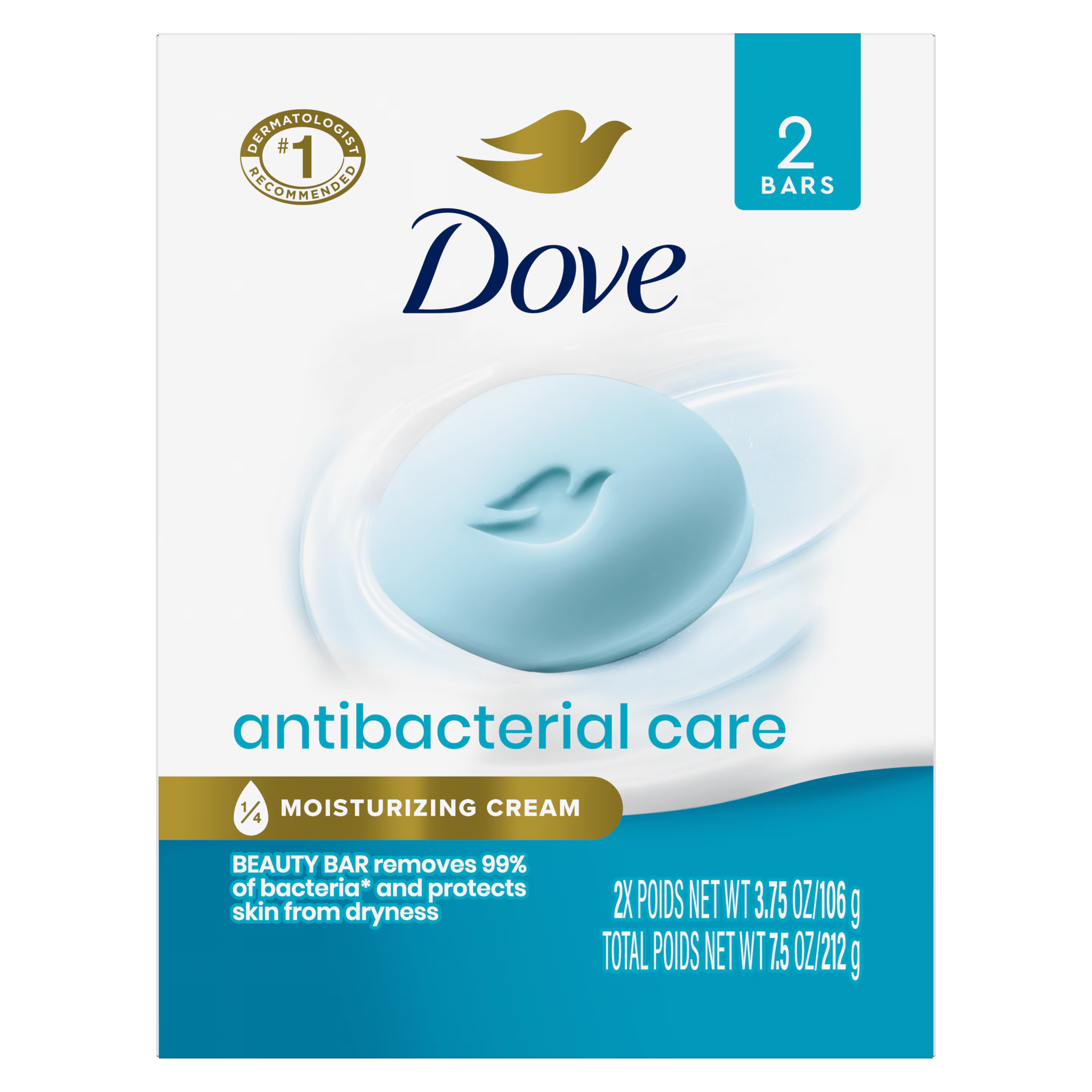 DOVE - Care & Protect Antibacterial Beauty Bar | MazenOnline Main image