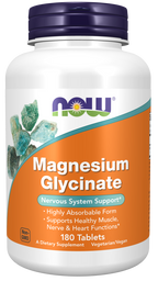 Now - Magnesium Glycinate 200mg Tablets | MazenOnline