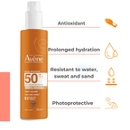 Avène - Buy Avène Sunscreen spray SPF50+ 200ml Get Avène Thermal Spring Water Spray 50ml | Light Weight & Invisible High Protection & Hydration | MazenOnline