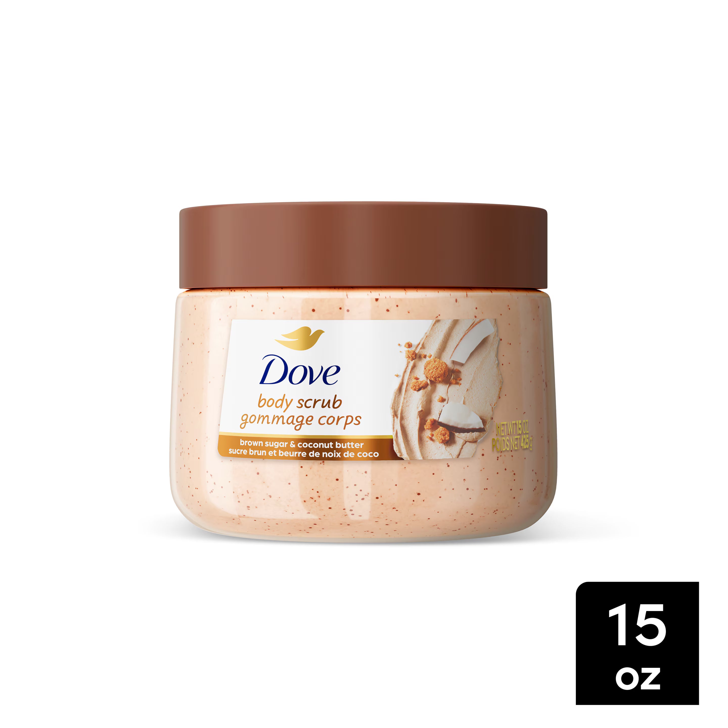 DOVE - Brown Sugar & Coconut Butter Body Scrub | MazenOnline Main image
