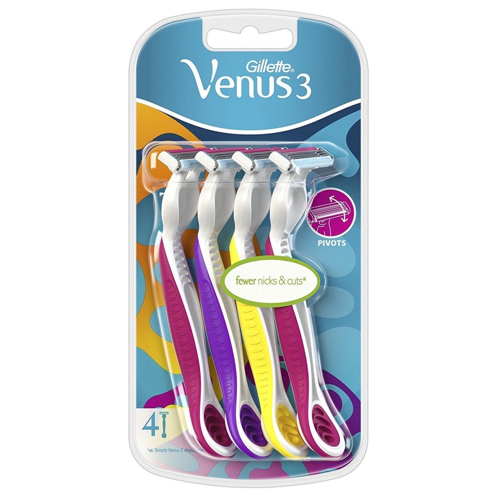 Venus 3 Disposable Razors 4 St - MazenOnline Main image