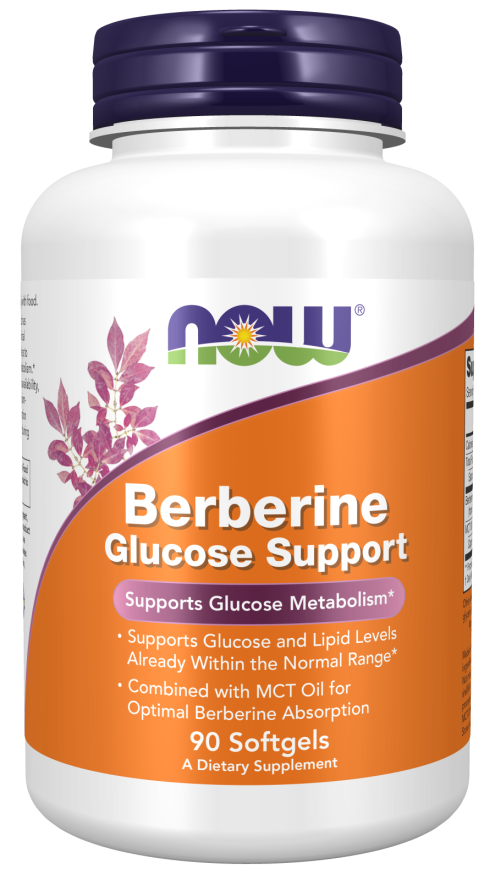 Now - Berberine Glucose Support Softgels | MazenOnline