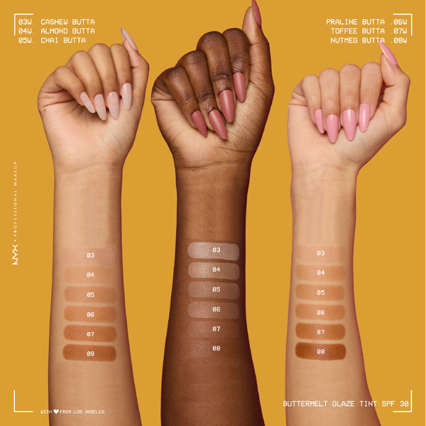 NYX Professional Makeup - Buttermelt Glaze Soft Glow Skin Tint  SPF30, Foundation, 12H Wear | MazenOnline