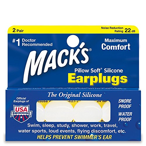 Soft Silicone Earplugs White 2 Pair - MazenOnline