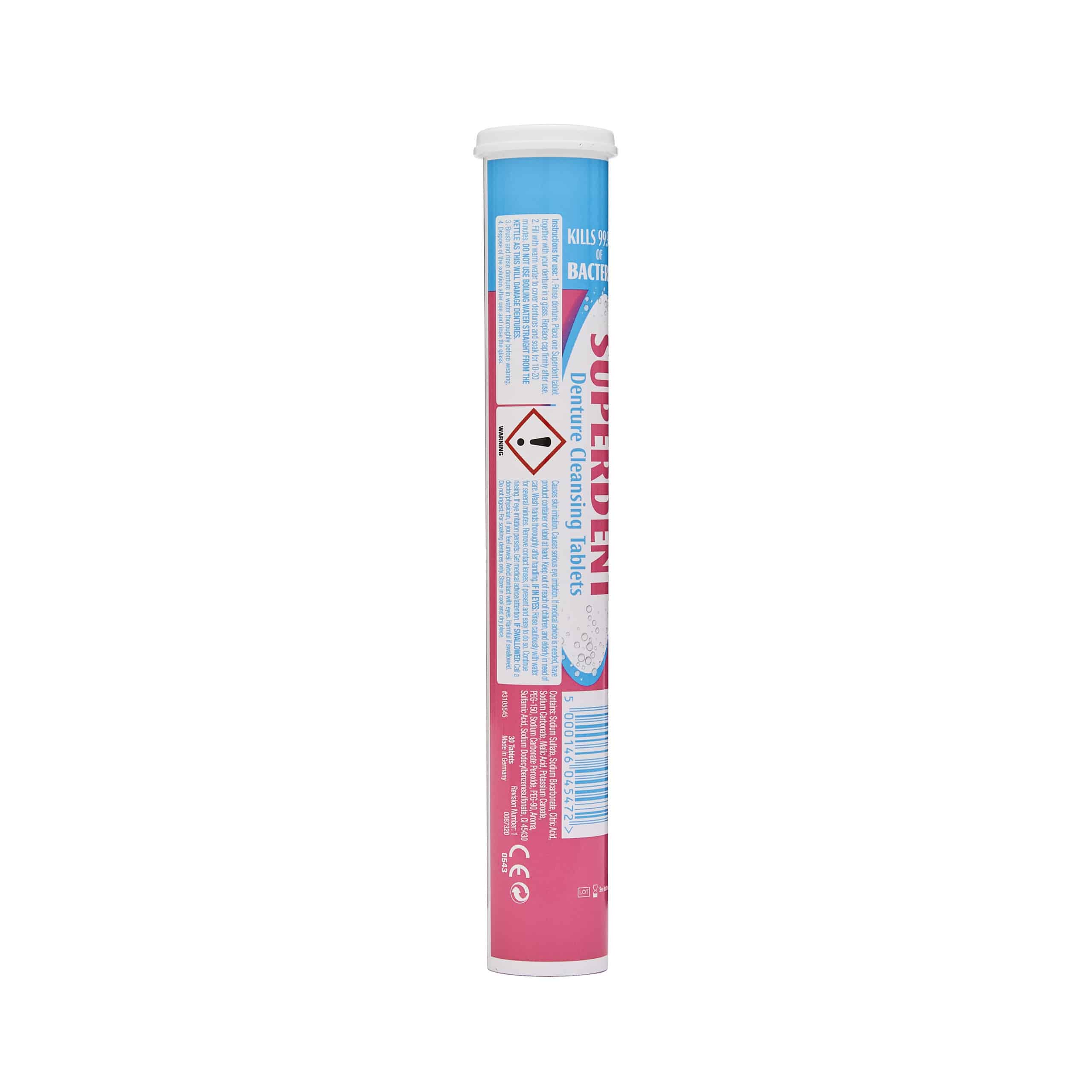 Superdent - Superdent Mint Denture Cleansing Tablets | MazenOnline