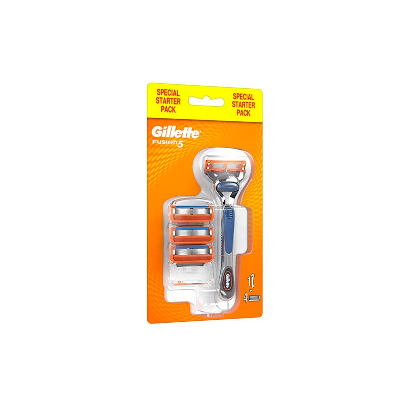 Fusion 5 Manual Razor Starter Pack with 4 Blades - MazenOnline
