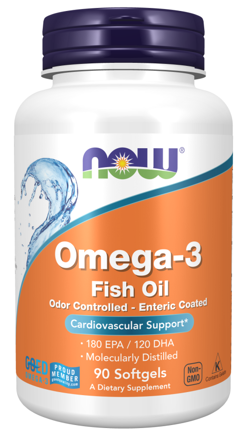 Now - Omega-3 90 Softgels Fish Oil | MazenOnline