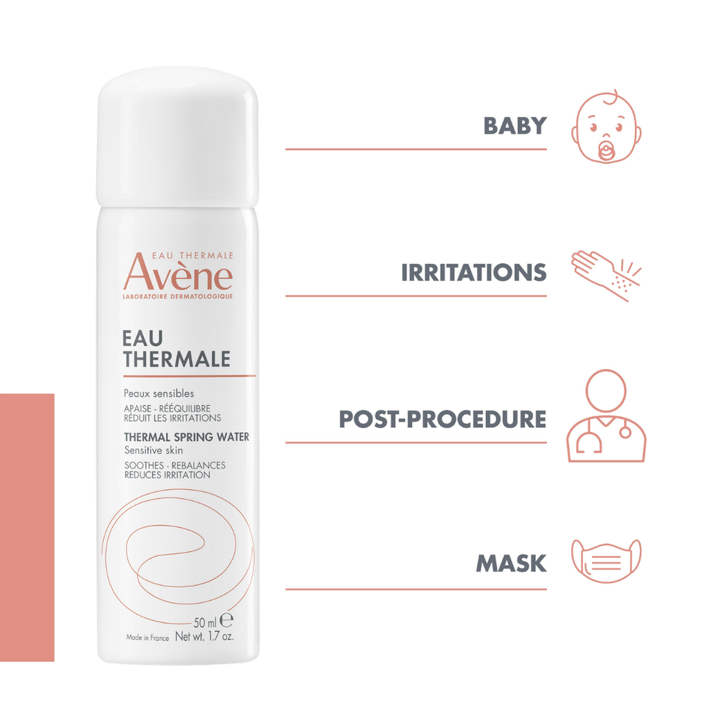 Avène - Buy Avène Sunscreen spray SPF50+ 200ml Get Avène Thermal Spring Water Spray 50ml | Light Weight & Invisible High Protection & Hydration | MazenOnline