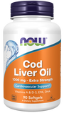 Cod Liver Oil, Extra Strength 1,000 mg Softgels