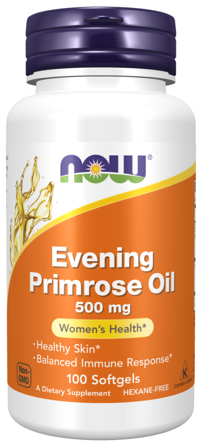 Now - Evening Primrose Oil 500 mg Softgels | MazenOnline