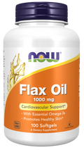 Now - Flax Oil 1000 mg Softgels | MazenOnline