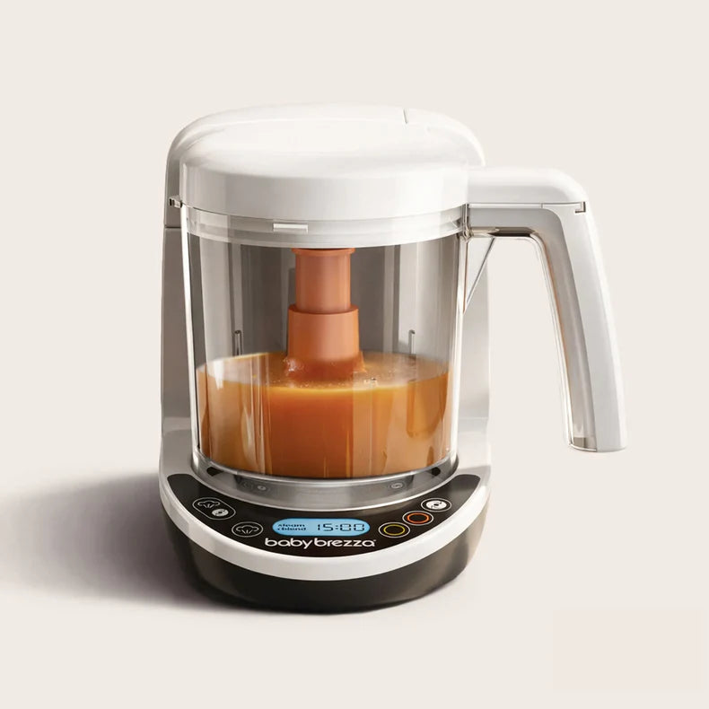 Baby Brezza - One Step™ Baby Food Maker Deluxe: Steamer & Blender for Homemade Baby Food | MazenOnline