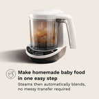 Baby Brezza - One Step™ Baby Food Maker Deluxe: Steamer & Blender for Homemade Baby Food | MazenOnline