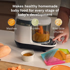 Baby Brezza - One Step™ Baby Food Maker Deluxe: Steamer & Blender for Homemade Baby Food | MazenOnline