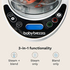 Baby Brezza - One Step™ Baby Food Maker Deluxe: Steamer & Blender for Homemade Baby Food | MazenOnline