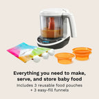 Baby Brezza - One Step™ Baby Food Maker Deluxe: Steamer & Blender for Homemade Baby Food | MazenOnline