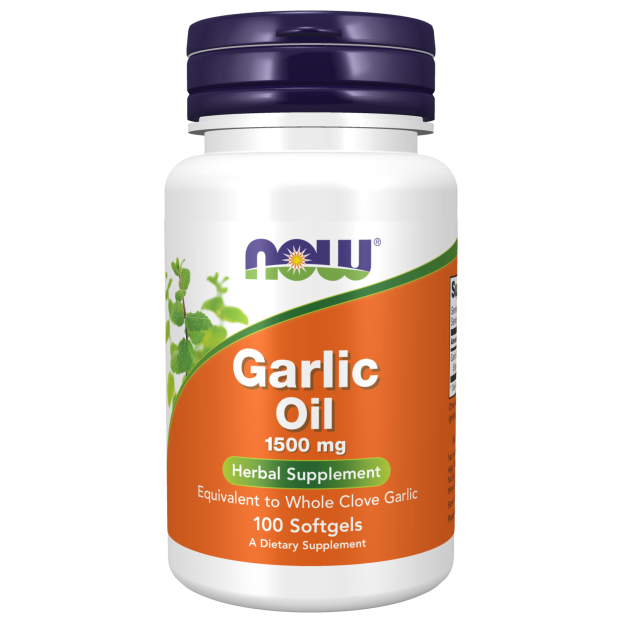 Now - Garlic Oil 1500 mg Softgels | MazenOnline
