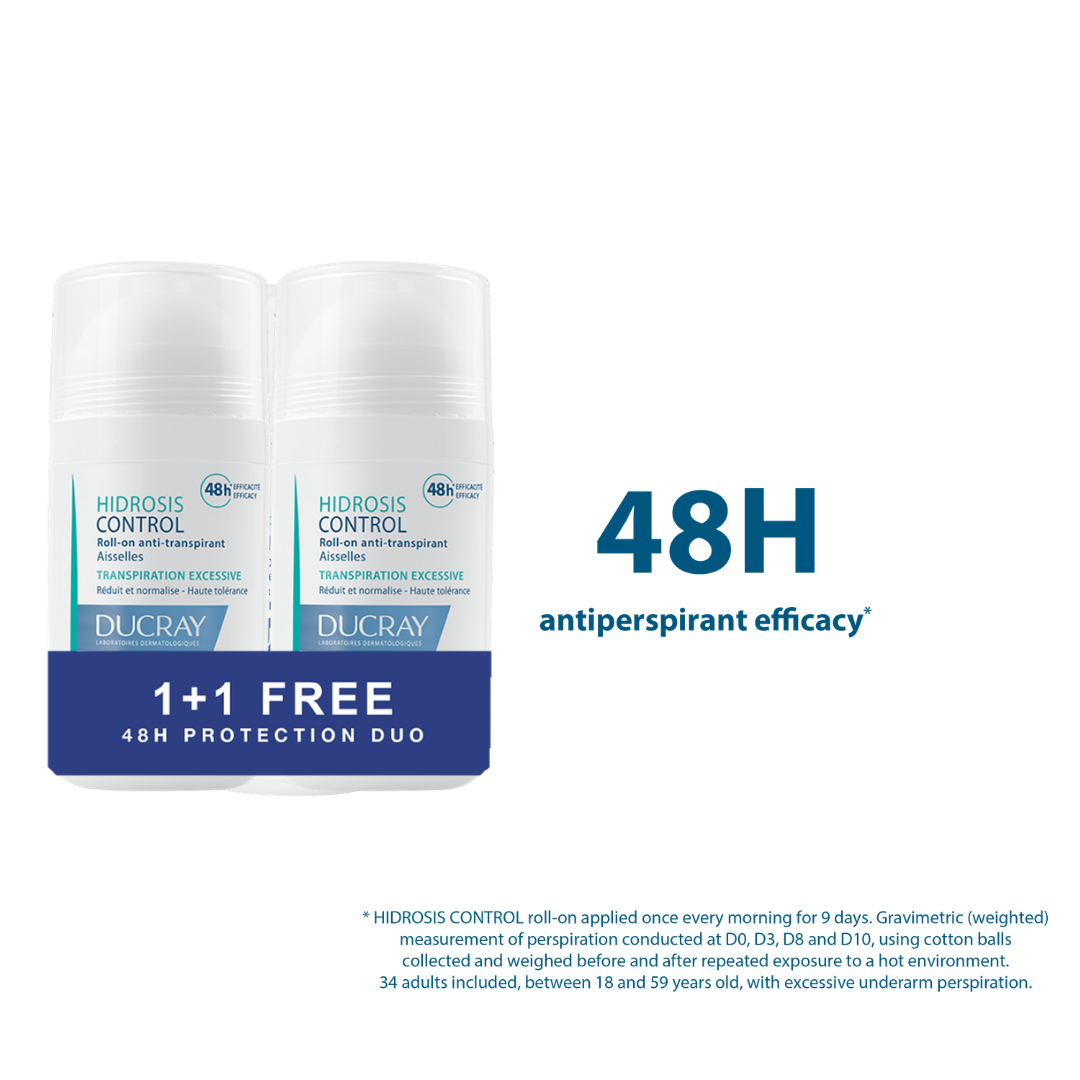 Ducray - Buy One Get One Hidrosis Control Antiperspirant Roll-on | MazenOnline